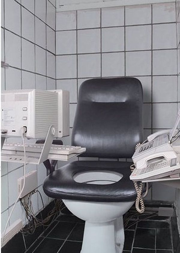 Bathroom home office