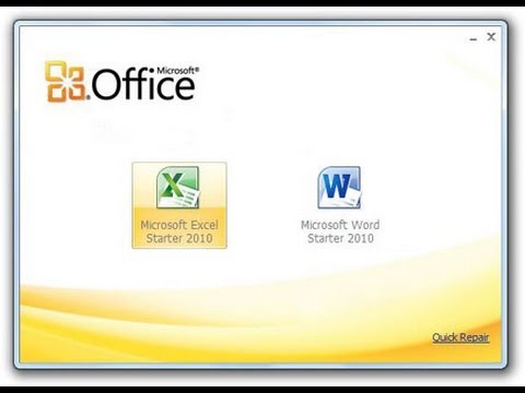 Microsoft 2010 Starter
